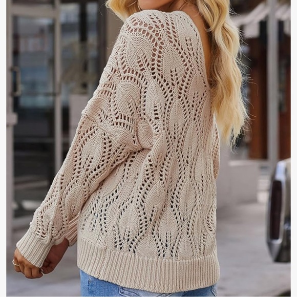 Tan Fall Knitted Pullover Sweater size 2XL NWT - Picture 2 of 5